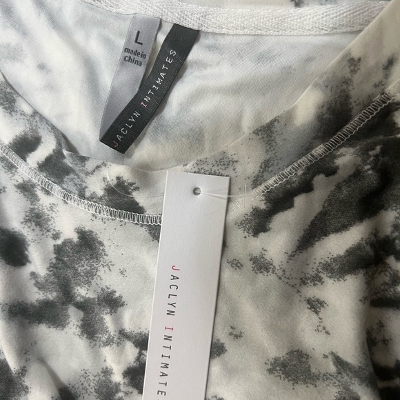 Gray Tie-Dye Women's Jumpsuit - Picture 9 of 10